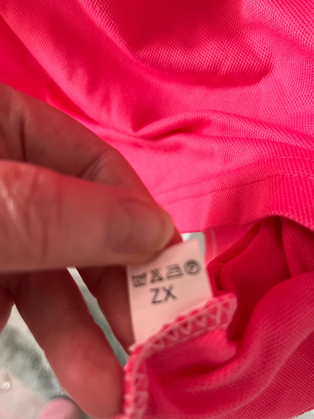 Lacoste Men's Hot Pink Polo Shirt with Croc Logo European 7 - Picture 7 of 10